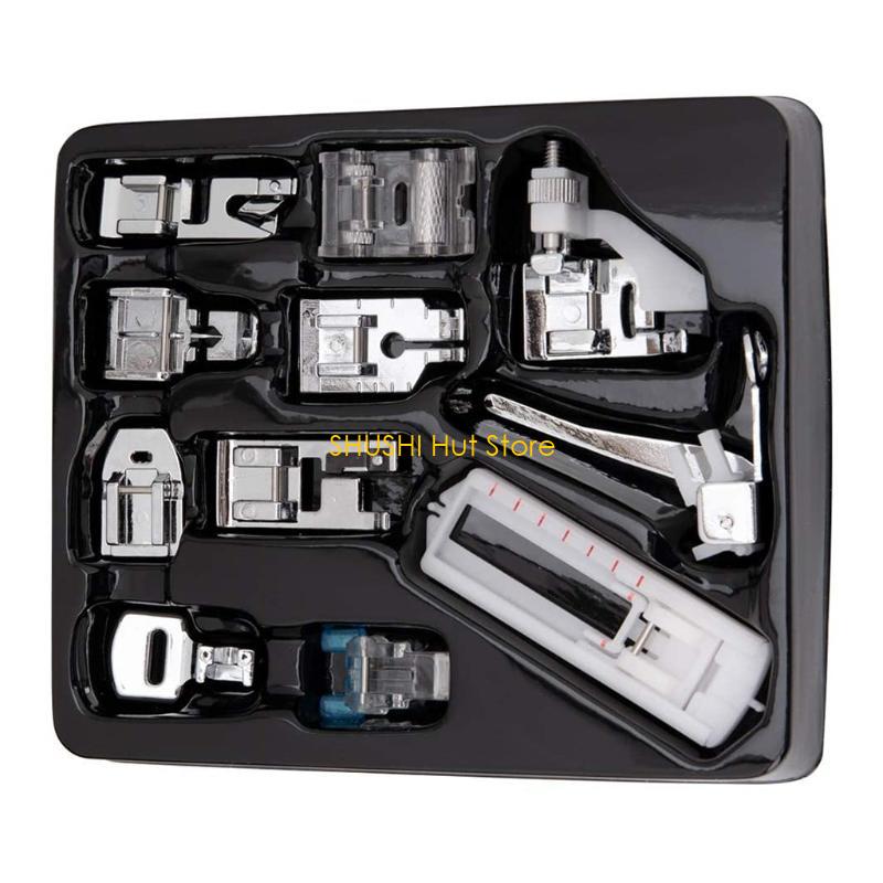 11pcs Presser Foot for Brother Singer Janome Home Sewing Machines Parts Accessories Universal Sew Machine Presser Foot D57B