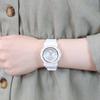 Casio CASIOBABY-G100 Meters Waterproof Function, Solar Quartz Movement, Resin Strap, Japanese and Korean Watch, Women's Watch, Silver BGA-2900-7AJF