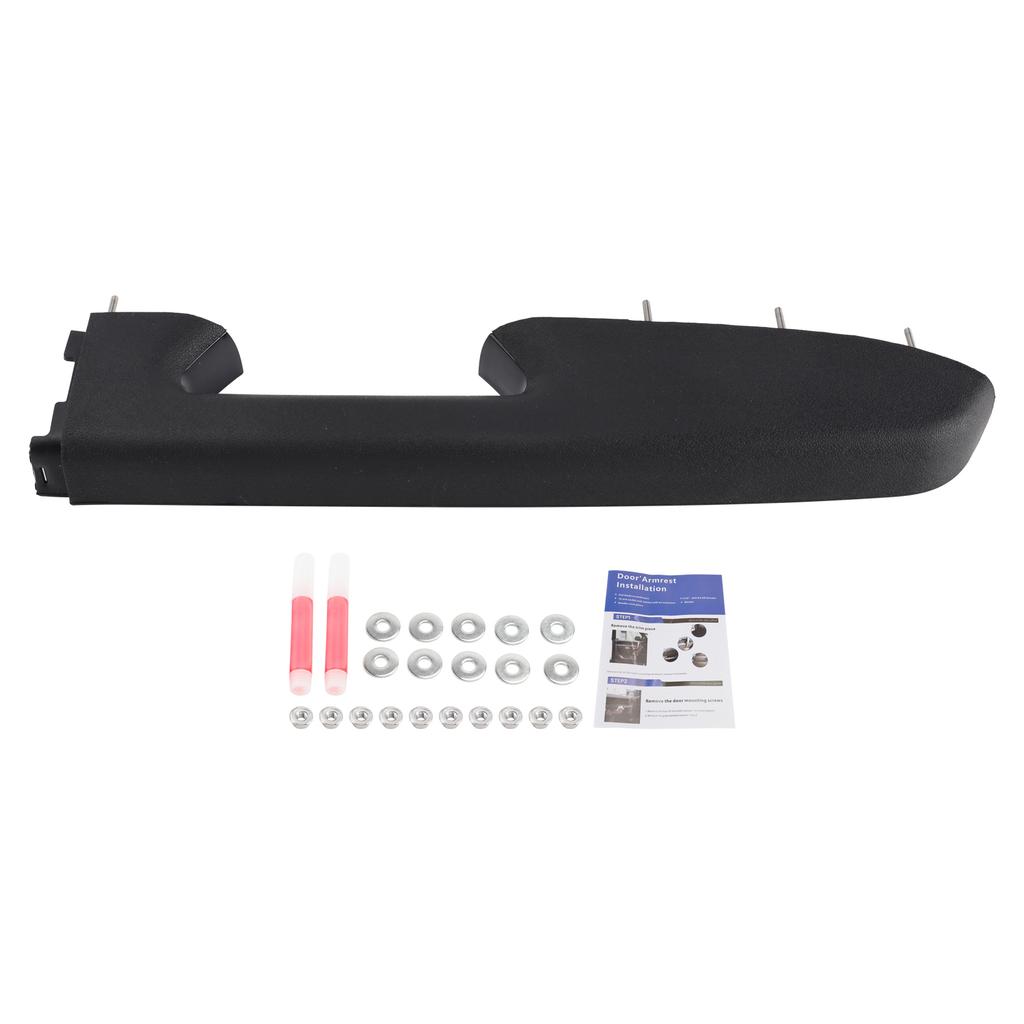 Front Right Armrest Repair Kit For Chevy Silverado 1500 2500HD 3500HD 10-14 BLK