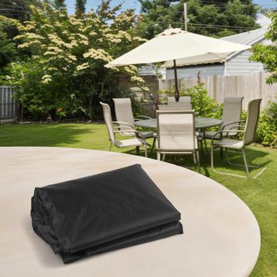 Sleek Outdoor Chair Cover Constructed from 210D Oxford Fabric Ensures Effective Weather Resistance for Seating Areas