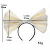 Christmas Huge Bows Hair Hoop Sweet Big Bow Headbands Satin Bow Hair Bands