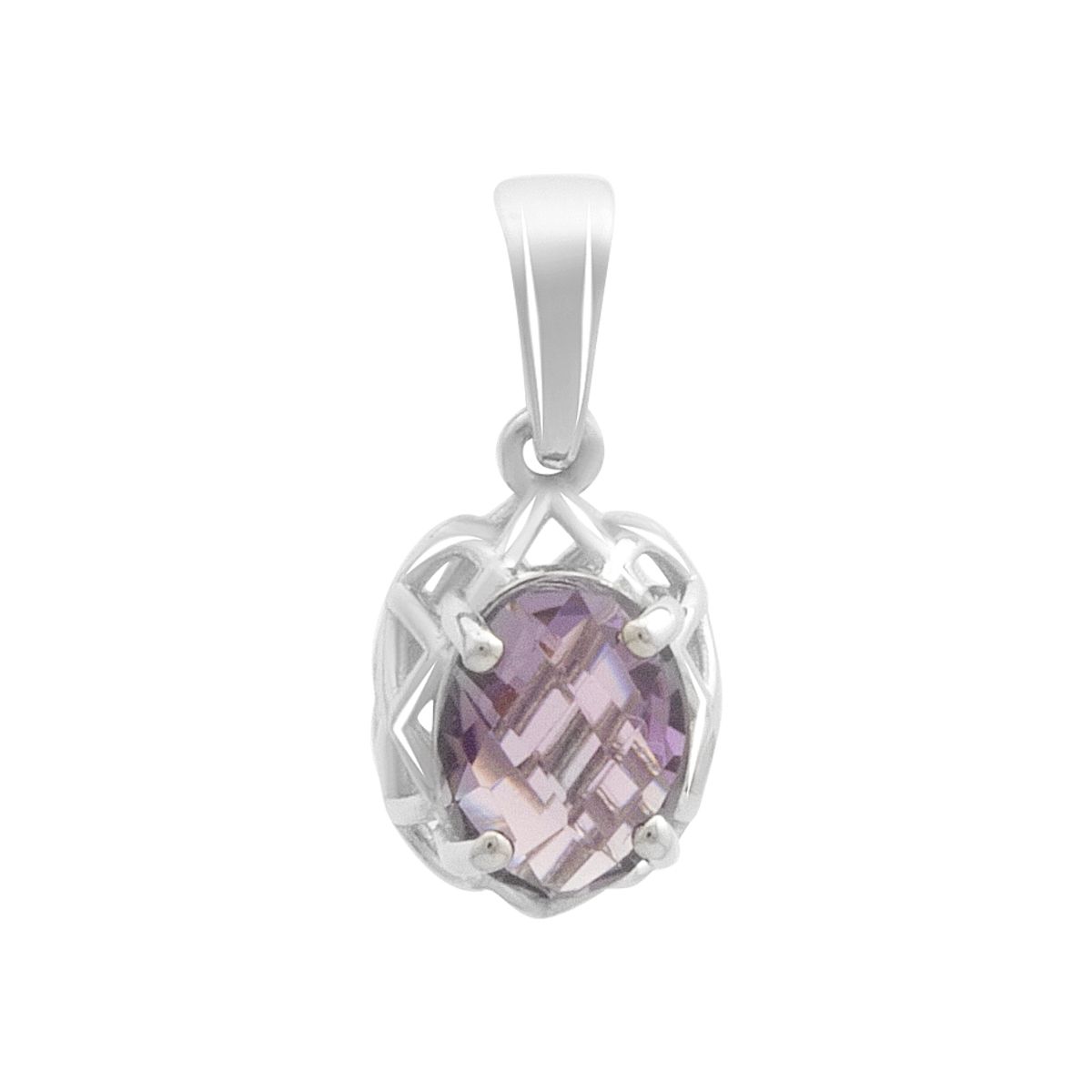 

Срібна підвіска з аметистом 1.017ct (2179115) аметист