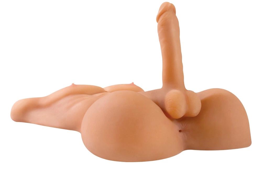 PET - Realistic Male Torso with Penis and Anal Hole
