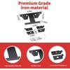 Supporto Staffa Porta Targa Anteriore Compatibile con Dodge Challenger 2009-2014 (Nero)