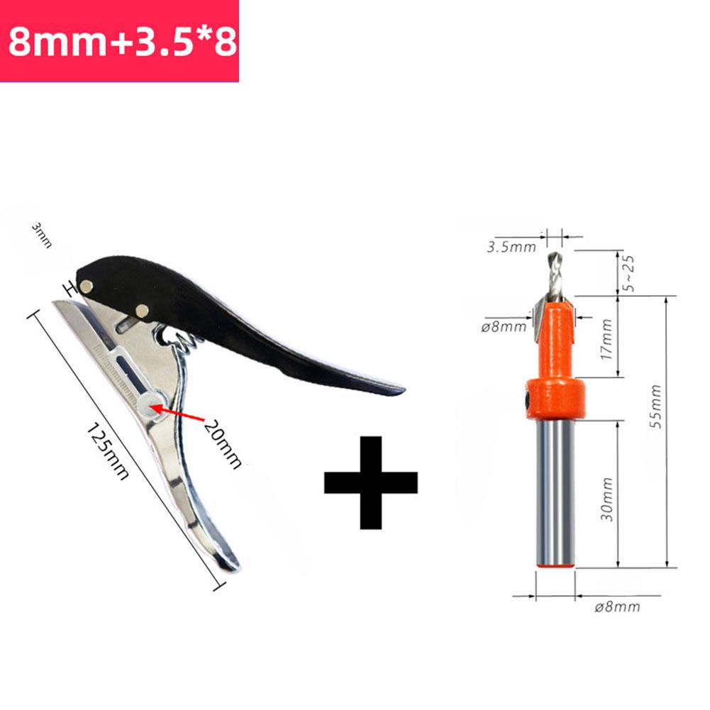 

Набор дыроколов с регулируемой глубиной и фиксированным положением отверстия 3.8×8mm