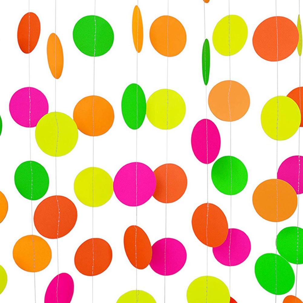 Glow Neon Garland PVC Material Blacklight Fluorescent