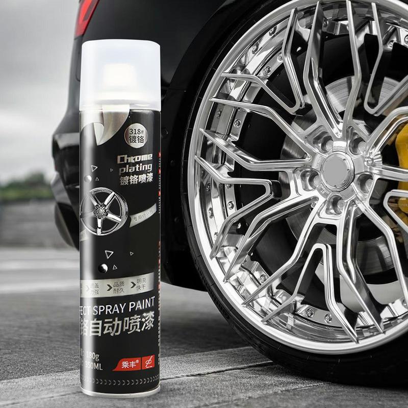 Auto Chrom Plating Spray Metall Plating Spray Glänzende Finish Farbe Mehrzweck Schnell und Einfach Schnell Trocknend Fix für Zuhause