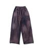 Sseochi410 Vintage Washed Wide Pants Navy
