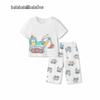 Balabala Kids' Cotton Summer Pajama Set