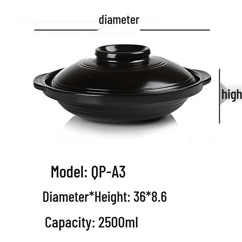

Zhishi Heat-Resistant Ceramic Claypot Casserole