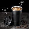510ml 304 Stainless Steel Vacuum Insulated Portable Coffee Cup Outdoor Thermos Cup Sealed Thermal Insulation Trailing Mug Water