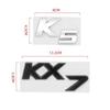 VSRA4 3D Metal Chrome Black K2 K3 K4 K5 KX7 Letters Logo Rear Boot Trunk Emblem Badge Sticker for Kia Car Styling Accessories