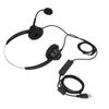 H360DUSB1 Binaurales USB-Business-Headset mit einstellbarer Lautsprecherlautstärke und Mikrofon-Stummschaltung