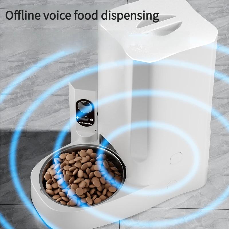 Tuya Wifi Remote Control 3L Large Capacity Smart Automatic Pet Food Dispenser Feeder for Pets