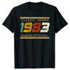 41 Years Old Made In 1983 Classic Original Vintage T Shirt for Men Father Days Gift Idea Classic Accessories TShirt Tees