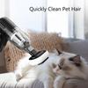 Anti-Tangle Tech Pro-Grade 39000Pa Pet Hair Vacuum Wireless Rechargeable Grooming Tool for Cats Dogs Household Car Use