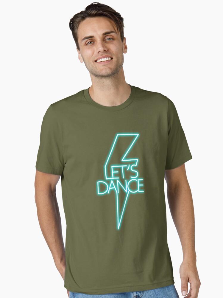 David Bowie Lets Dance Bolt Blue Essential T-Shirt