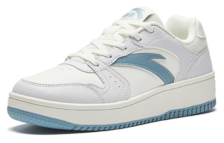 Women's Sneakers Anta First Year Little Inspiration Synthetic Leather Slip Resistant Height Increasing Low