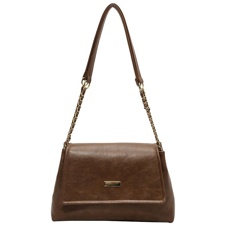 Large-capacity Bag Women's 2025 Autumn and Winter New Fashion Niche Women's Bag Texture Chain Shoulder Bag Crossbody Tote Bag