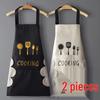 Tablier de Cuisine Imperméable et Résistant à l'Huile avec Fonction Essuie-Mains et Options de Logo Personnalisé