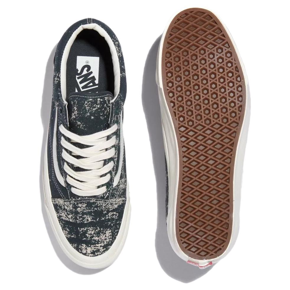 Vans Old Skool Low Top Skate Shoes Unisex Sneakers Beige Black VN000CT92LN