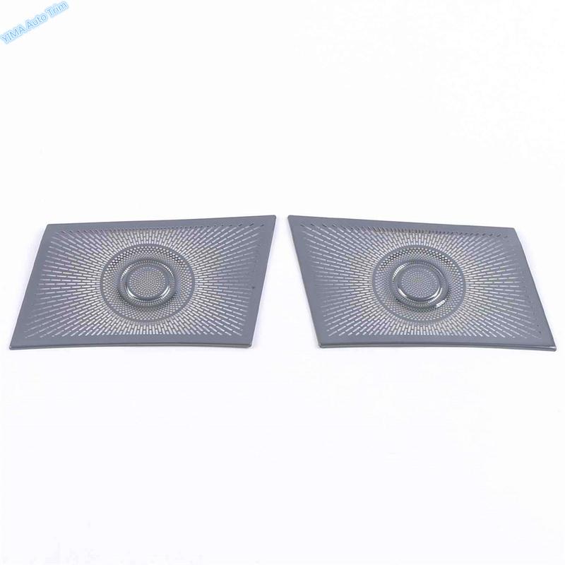 Stainless Steel Sticker Dashboard Stereo Audio Speaker Sound Cover Decoration Frame Trim For Toyota Highlander XU70 - 2025