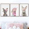 Baby Kangaroo Platypus Bunny Cockatoo Nursery Wall Art Canvas Painting Posters And Prints Wall Pictures For Kids Room Home Decor