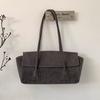 Elegant Suede Tote Bag for Women – Classic Top Handle Handbag with Structured Design and Minimalist Style