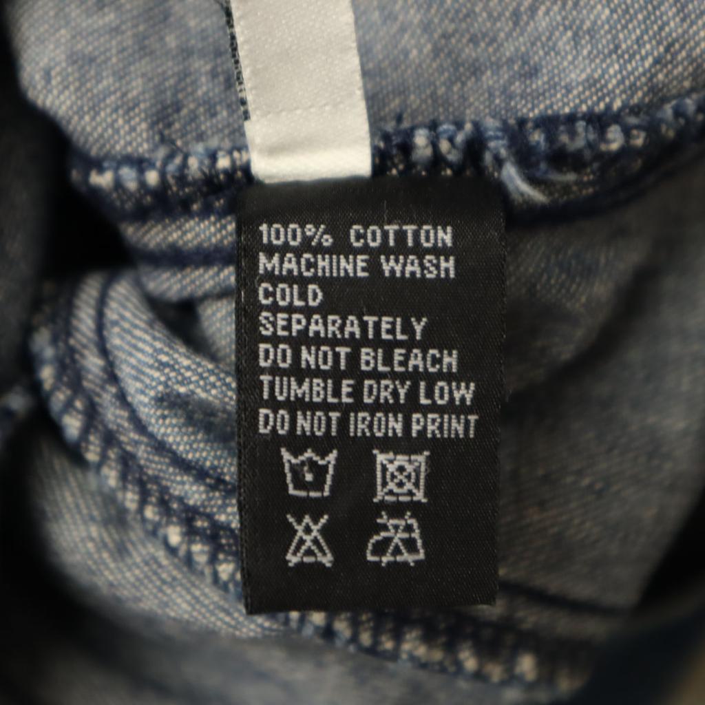 Guess Short Sleeve Denim One Piece 16Y Blue Kid's Used