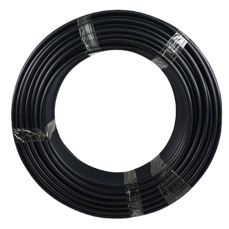 Black HDPE Water & Irrigation Pipe - Durable Polyethylene PE Pipe for Drinking and Tap Water Supply