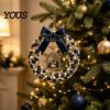 Feiertags basteln Projekte DIY Weihnachts Perlenkranz Set, Handgemachte Perlen Tür Dekoration, Perlen Girlande für Dekor Wandbehang Elegantes Bastelprojekt