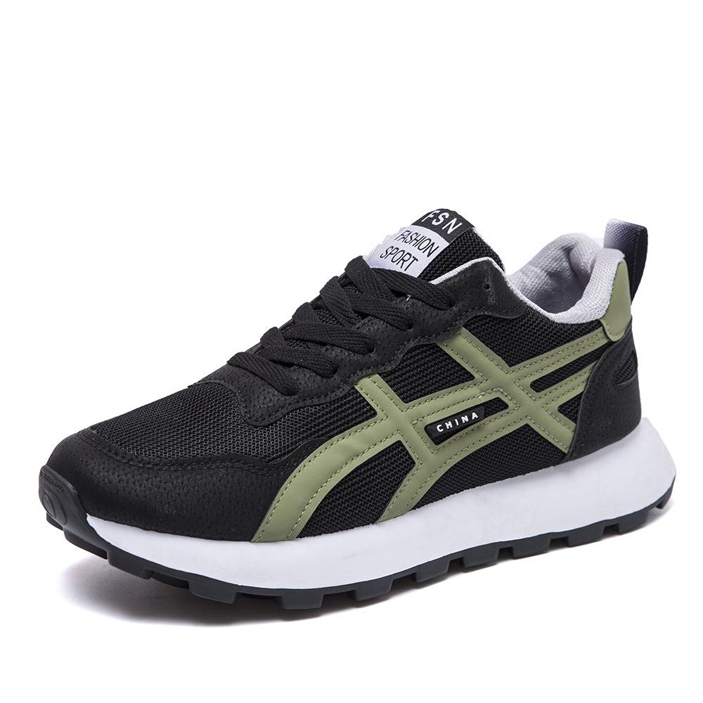 

Легкая мода Forrest Gump обувь тренд лето новый мужской повседневный одиночные туфли молодежная удобная беговая спортивная обувь 39 чёрный