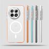Luxury Corrugated Pattern Non-slip Slim Hard PC Case For Oneplus 13 1+ 13T Magnetic Wireless Charging Translucent Matte Cover