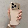 Luxury Ultra-Thin Solid Color Blade Mecha Phone Case for iPhone 17 16 15 11 14 13 12 Pro Max Air Glitter Camera Protect Cover