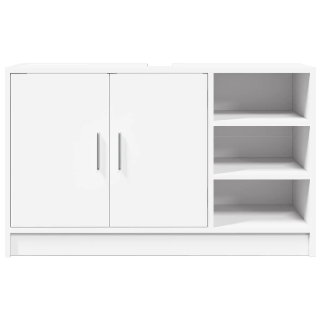 Waschtischunterschrank, Unterschrank unter dem Waschbecken, Schrank ohne Waschbecken, Sonoma-Eiche 90x29x55 cm