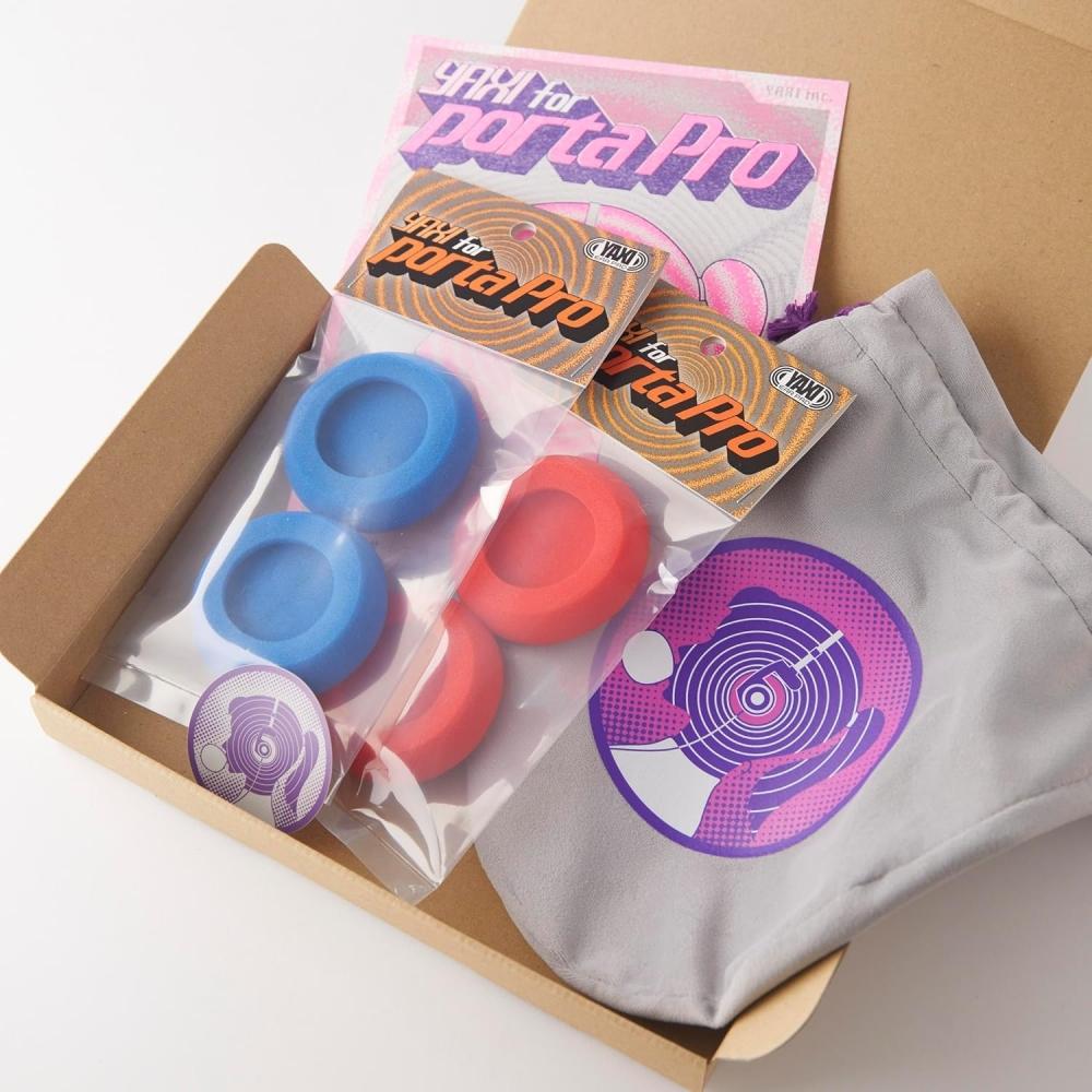 Амбушюры Yaxi для Koss Portapro 2 пары + Мешочек 2 шт. Красный+Синий Мешочек 2 шт. Красный+Синий Мешочек