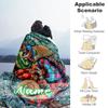 Chameleon Customize Your Name Blanket Throw Customizable Blanket Ultra-Soft Throw For Bedding Office Chair Office Chair Four Seasons Multipurpose