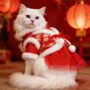 Pet Clothing For Cats And Dogs. Chinese New Year Festive Pet Clothes. Skirts. G