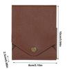 New Waterproof Multifunctional Compact Wallet Handmade PU Leather Built-in Pen Slot Slim Minimalist Wallet Card Holder Travel