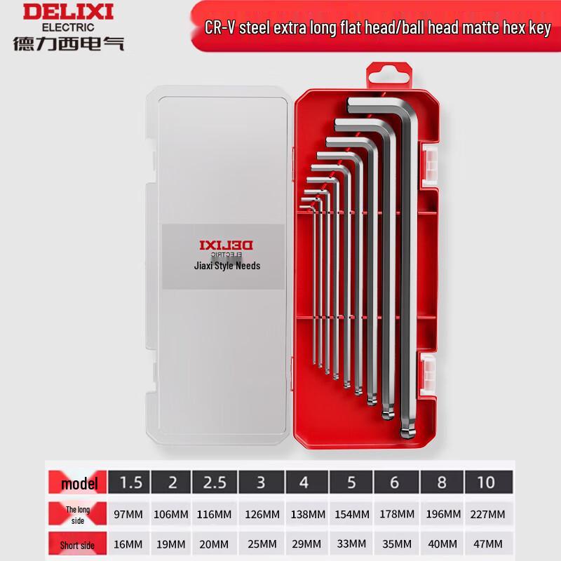 DELIXI Hex Key Wrench Set
