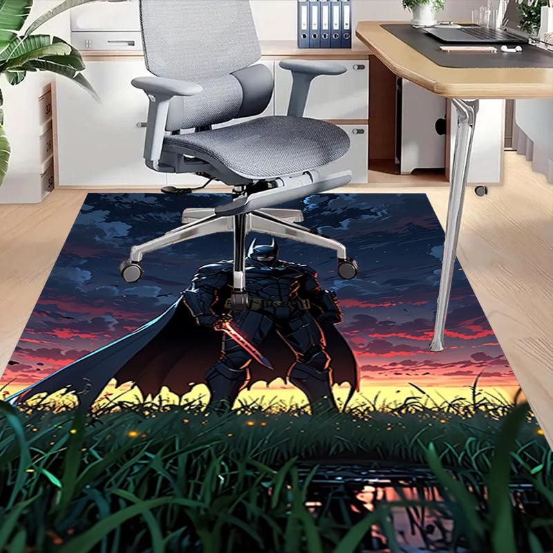 1pc Batman, Night Carpet, for Home & Office Decor, Desk Chair Carpet, Festive Gift,Conference Room CarpetL1160