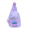 Stitch Printed Shoulder Crossbody Chest Bag Children Cartoon Leisure Outdoor
