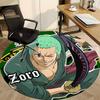 Zoro, StrawHatLuffy Office Round Area Rug, Indoor Mat Suitable For Office, Under Office Chairs Bedroom Living Room Home Decor, DT1212067