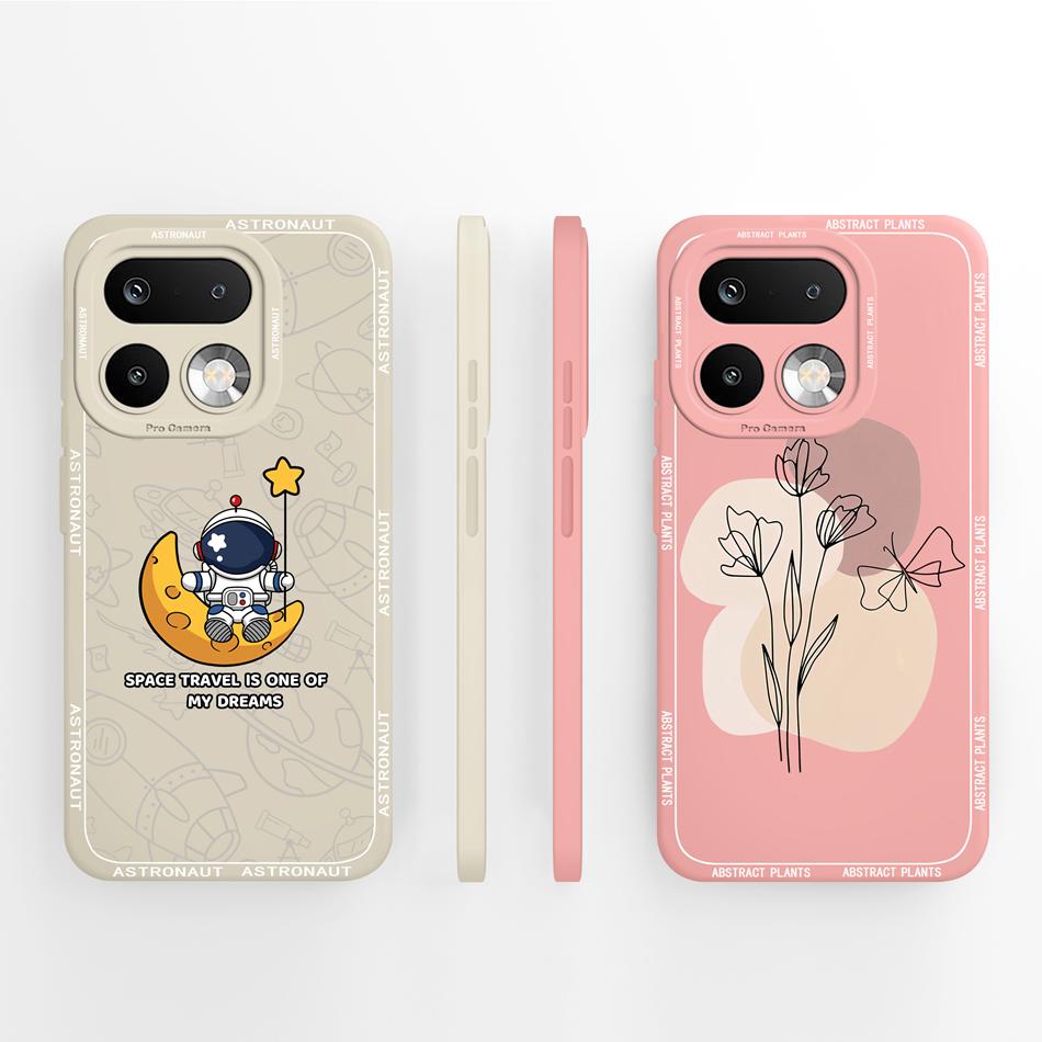 For Realme 16 Pro Plus Case Cute Panda Liquid Silicone Phone Back Cover For Realme16 Pro+ Couple Funda For Realme 16Pro Fundas