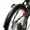 Captain Stag Oricle Folding Bicycle Matte with Shimano Wire and Front and Rear (CAPTAIN STAG) 20-inch (FDB206, Black, YG-1087) 6-Speed Transmission,