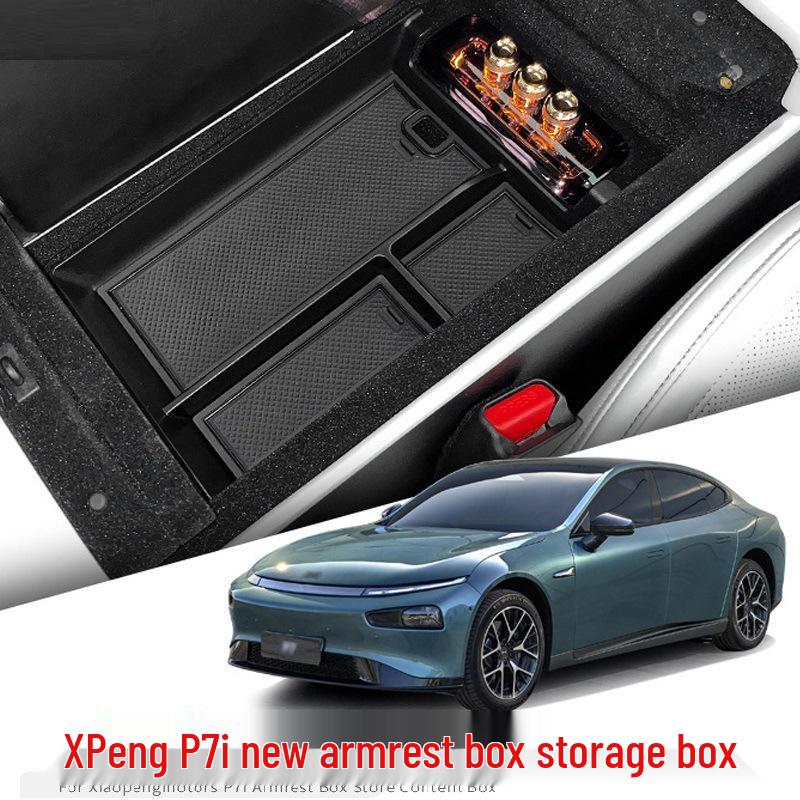 Xpeng P7i Armrest Storage Box – Car Console Organizer & Interior Accessory