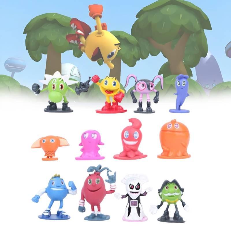 Adorable Pac-man And The Ghostly Adventures Pvc Figurines Set For Collectors