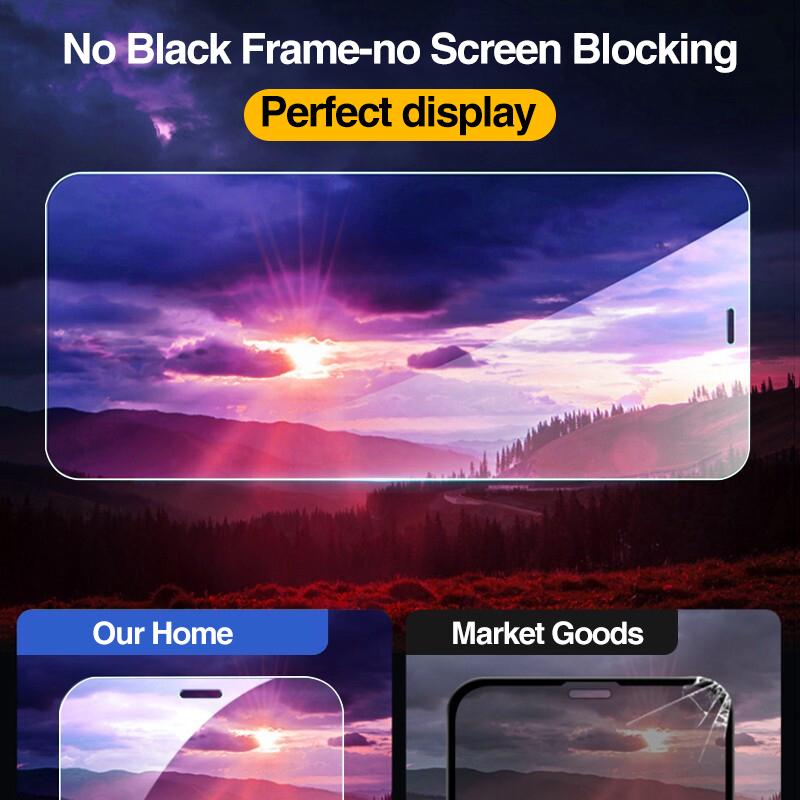 Ochranné sklo 3PCS pro iPhone 14 13 12 11 Pro XR X XS Max Film Tempered Glass pro iPhone 14 Plus 12 Pro Max Mini 7 8 6 Glass