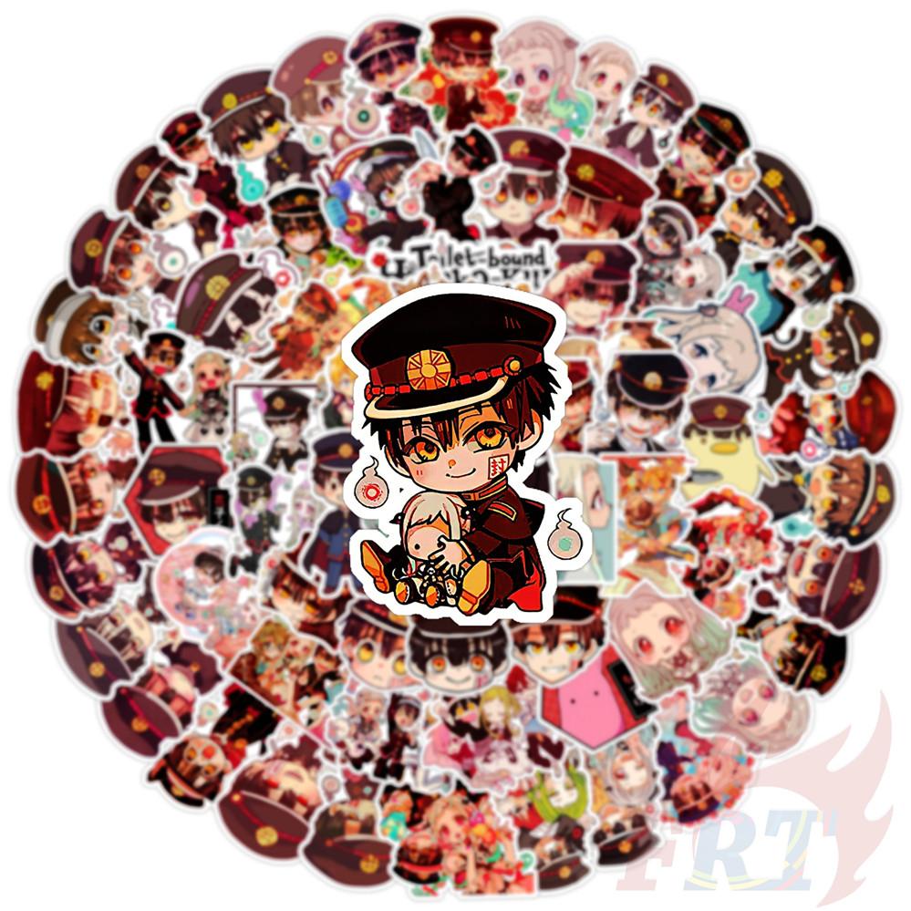 135Pcs/Set Toilet-bound Hanako-kun Q-1 Mini Diary Manual Stickers DIY Scrapbooks Album Decor Decals Stickers