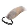 Soft Long Tail Foxes Tail Adjustable Belt Foxes Costume Tail Handmade Animal Tail Decorations for Halloween Party